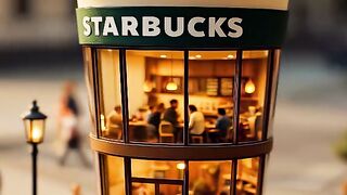Different kinds of famous restaurant. This video create with AI
