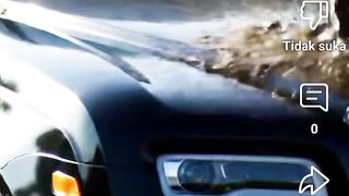 rolls royce car mud bath