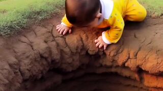 The rescue team saved the child.#kids #ai