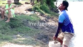 Bucket Prank Ends in Splash