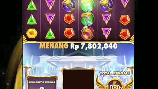Dari 100 jadi kaya raya ???? Thank you Zeus, ???? Gates of Olympus 1000 maxwin!