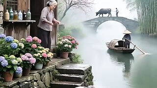 Beautiful Village Scene