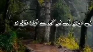 جب میدان جنگ میں کفار سے دوبارہ مقابلہ ہو۔