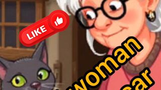 An old woman and her cat