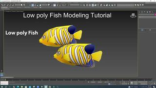 low Poly Fish Modeling Tutorial.
