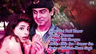 Teri Patli Kamar - Lyrical _ Jurmana _ Ronit Roy_ Kanchan _ Udit Narayan _ 90s Hindi Love Song(1080P_HD)