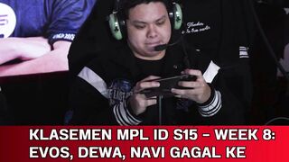 Klasemen MPL ID S15 – Week 8: EVOS, Dewa, Navi gagal ke playoff