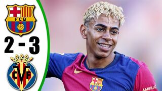 Barcelona vs Villarreal 2-3 - All Goals & Highlights - 2025