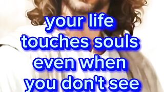 your life touches souls even when you don’t see it #jesus #deustemumapalavrapravoce #love