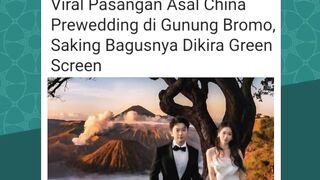 Saking bagusnya hasil kameranya sampe dikira green screen