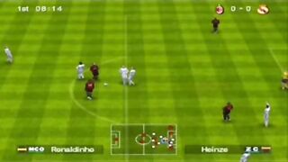 Era meio gol com o Ronaldinho Gaúcho