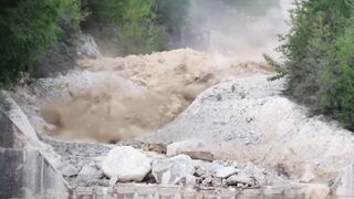 Flash Flood start hitting Switzerland