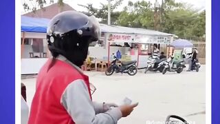 Driver yang tidak memiliki moral