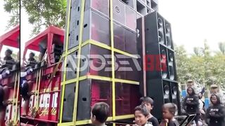 Sound Horeg Terjatuh !