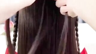Simple hair style
