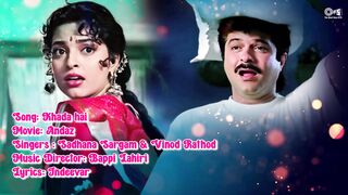 Khada Hai Khada Hai - Lyrical_ Andaz _Anil Kapoor_ Juhi Chawla _ Sadhana Sargam_ Vinod Rathod _ 90s(1080P_HD)