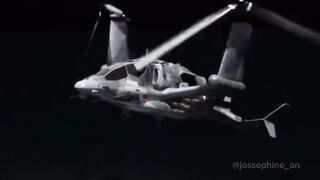 New "HammerHead-005" Intermeshing-Tilt Rotor Helicopter in Modern Warships!