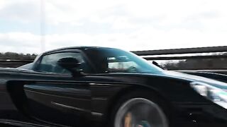 Two Porsche Carrera GT Legends Drive Together: Pure V10 Emotion