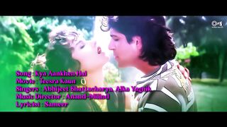 Kya Aankhen Hai Kya Mukhda Hai Lyrical _ Teesra Kaun _ Chunky Pandey_ Sheeba _ Abhijeet_ Alka Yagnik(1080P_HD)