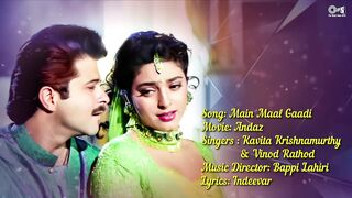 Main Maal Gaadi Hoon Dhakka Laga - Lyrical _ Andaz _ Anil Kapoor_ Juhi Chawla _ Kavita_ Vinod Rathod(1080P_HD)