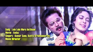 Lelo Lelo Mera Imtihaan - Lyrical_Andaz_Anil Kapoor_ Juhi Chawla _ Kumar Sanu_ Kavita Krishnamurthy(1080P_HD)