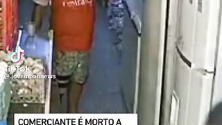 A Man Shot in The Face