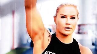 Strong women do work out.