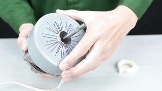 Endless FREE Electricity! I Made My Own Wireless Wind-Energy Lamp