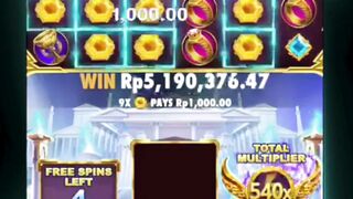Kadang, rejeki datang pas kita iseng depo 100rb ???? Gates of Olympus kasih kejutan 9 juta! Lo kapan nyobain peruntungan lo?