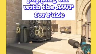 s1mple clutch moment! Bawa FaZe menang di ronde krusial T-side!