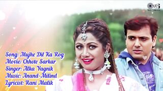 Mujhe Dil Ka Rog Laga Ke - Lyrical _ Chhote Sarkar _ Govinda_ Shilpa Shetty _ Alka Yagnik _90s Songs