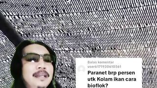 Paranet berapa persen yang harus kita pasang untuk atap kolam
