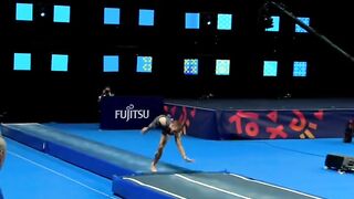 International Gymnastics Federation - FIG - Mikhail malkin - in Tumbling_ and celebration _Gymnastics2025