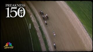Overhead view of the Preakness Stakes 2025 finish _ NBC Sports