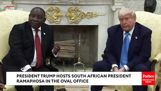 'Elon Happens To Be From South Africa'_ Trump Shouts Out To Tesla CEO During Meeting With Ramaphosa.
