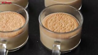 Coffee pudding cup desert