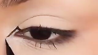 Easy glitter eyeliner makeup ????✨#makeup #