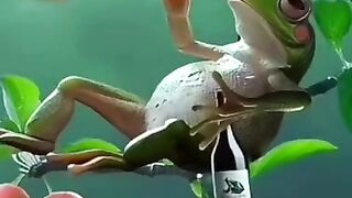 Enjoyable activities of the frog