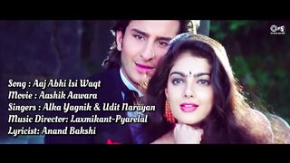 Aaj Abhi Isi Waqt Lyrical _ Aashik Aawara _ Saif Ali Khan_ Mamta Kulkarni _ Udit Narayan_Alka Yagnik