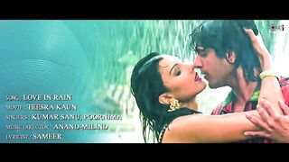 Love In Rain - Lyrical _ Teesra Kaun _ Chunky Pandey_ Sheeba _ Kumar Sanu_ Poornima _ 90s Love Song