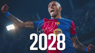 RAPHINHA EXTENDS his CONTRACT with FC BARCELONA