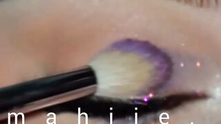Purple ???? eyes makeup
