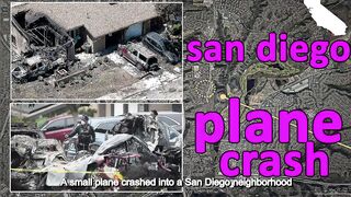 A small plane crashed into a San Diego neighborhood, killing multiple people