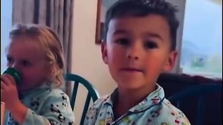 Father gets involved in an embarrassing question from his son