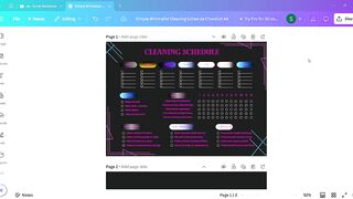 Design about planners schedule