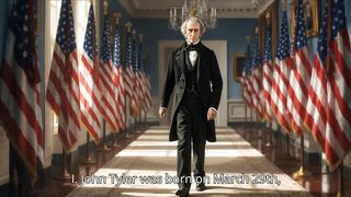 The life history of American President John Tyler