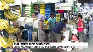 Philippine rice subsidies ; some Asian nations grapple with soaring prices.