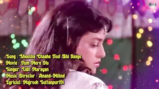 Sheesha Chaahe Toot Bhi Chaahe - Lyrical _ Tum Mere Ho _ Udit Narayan _ Aamir Khan_ Juhi Chawla