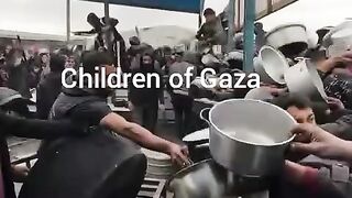 Children of Gaza are very hunger.