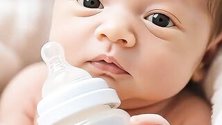 Cute baby say Papa